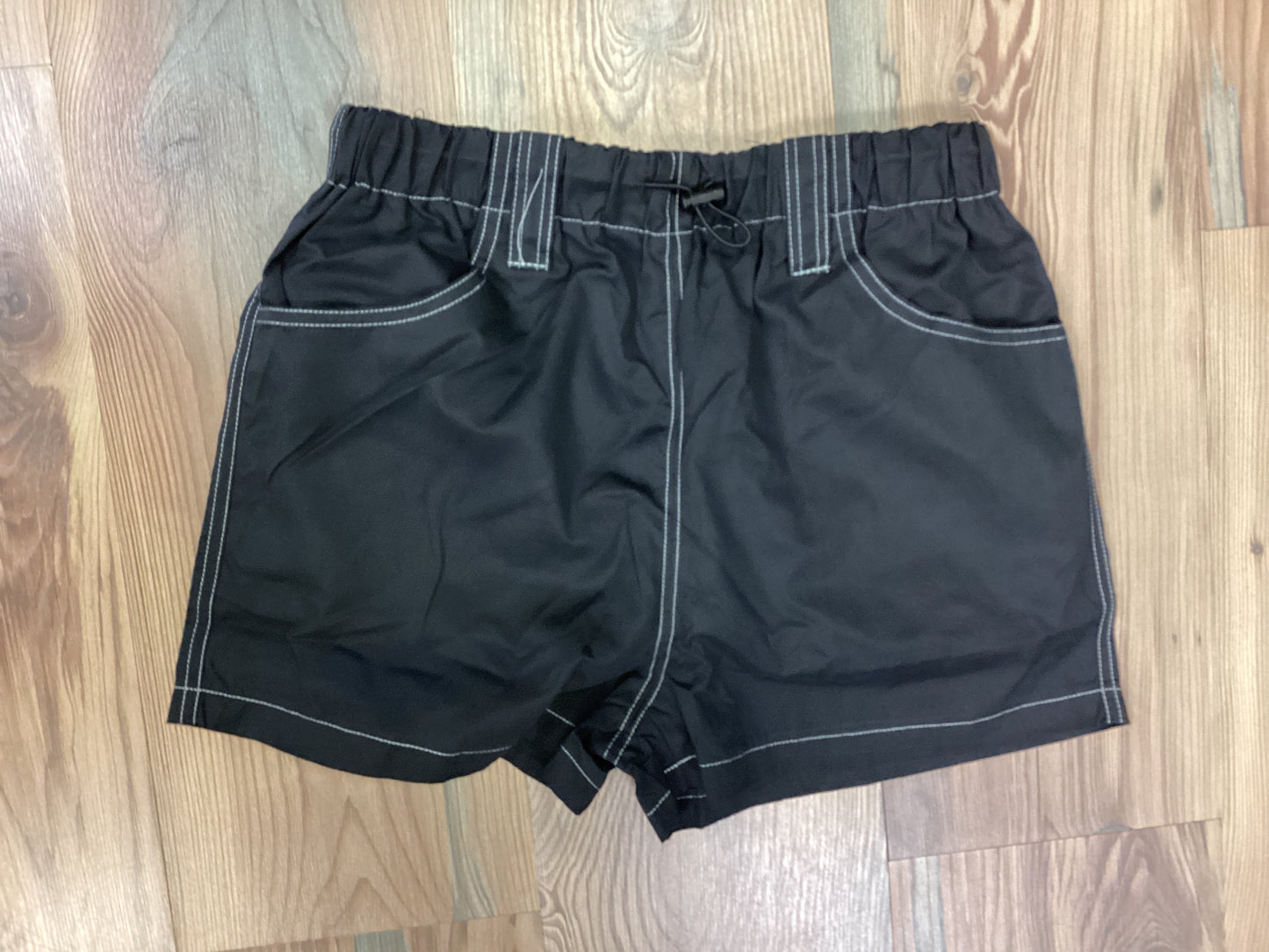 Black Loose Fit Active Shorts