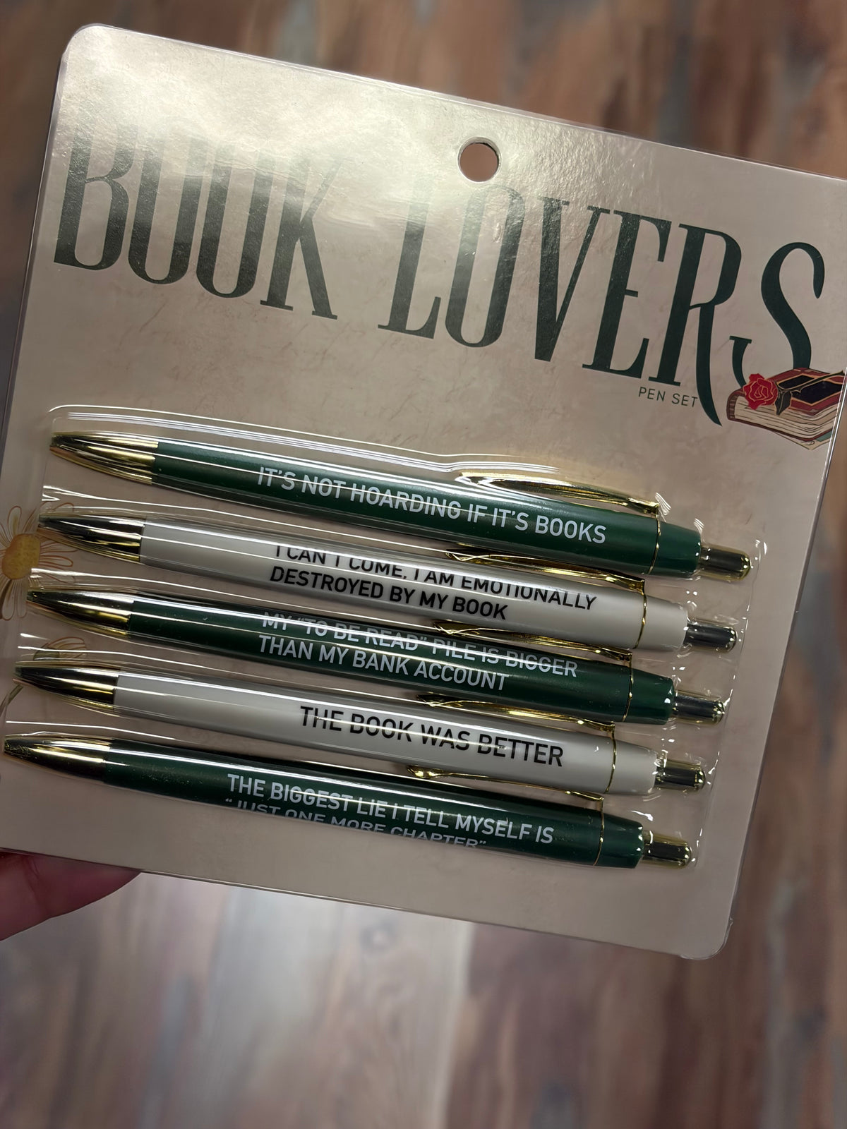 Book Lovers Pen Set