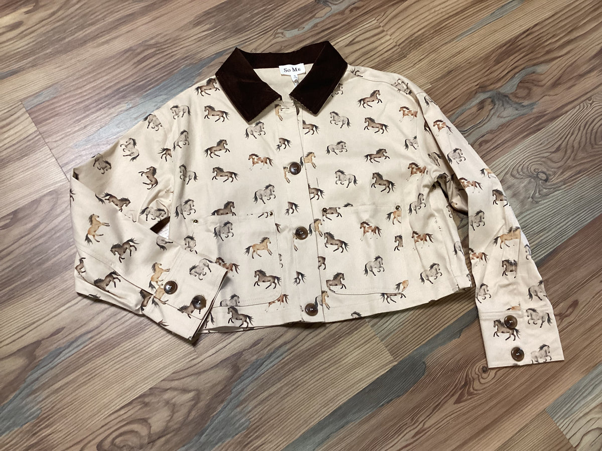 Cropped Horse Jacket