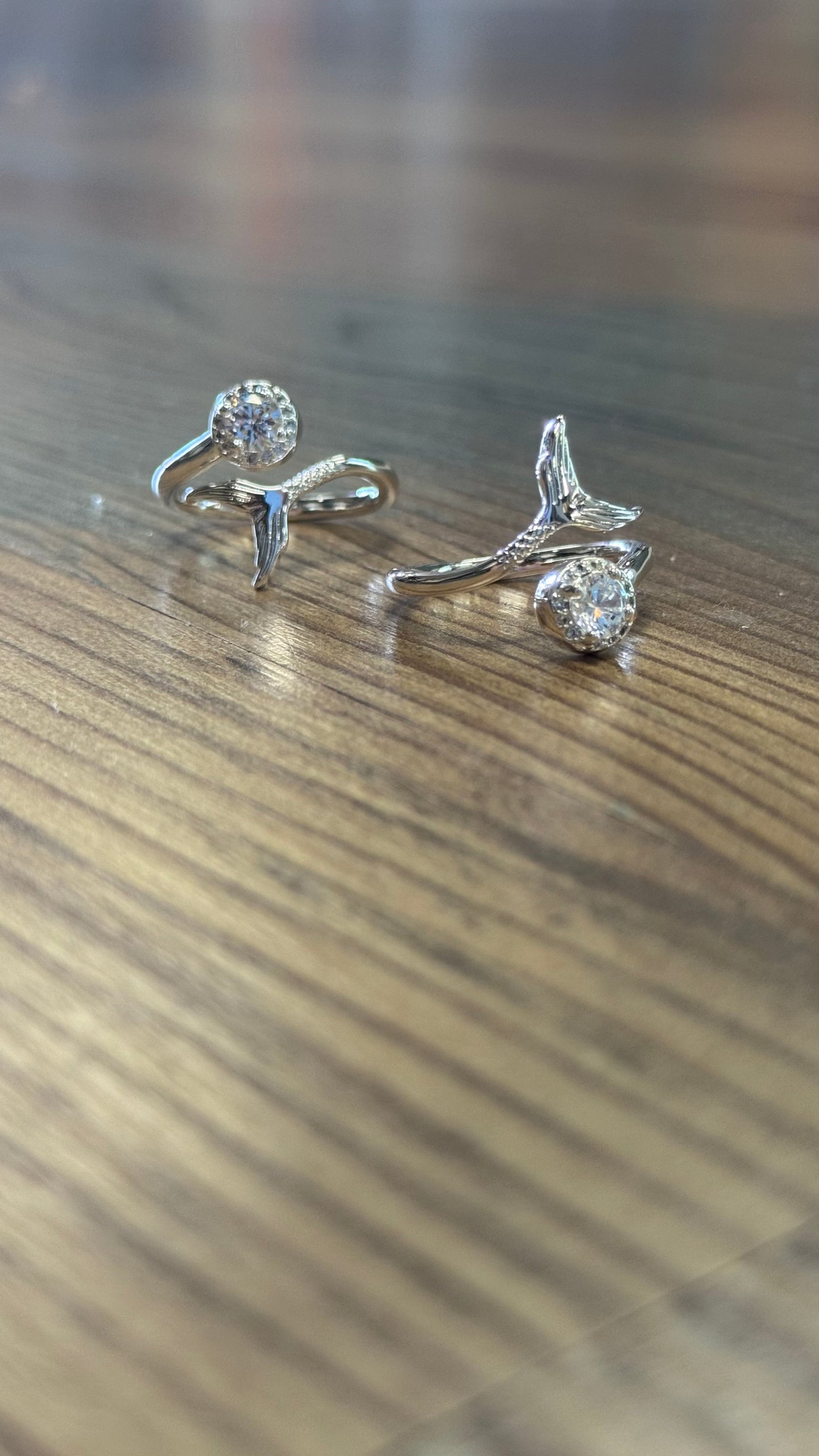 Mermaid Tail Crystal Ring