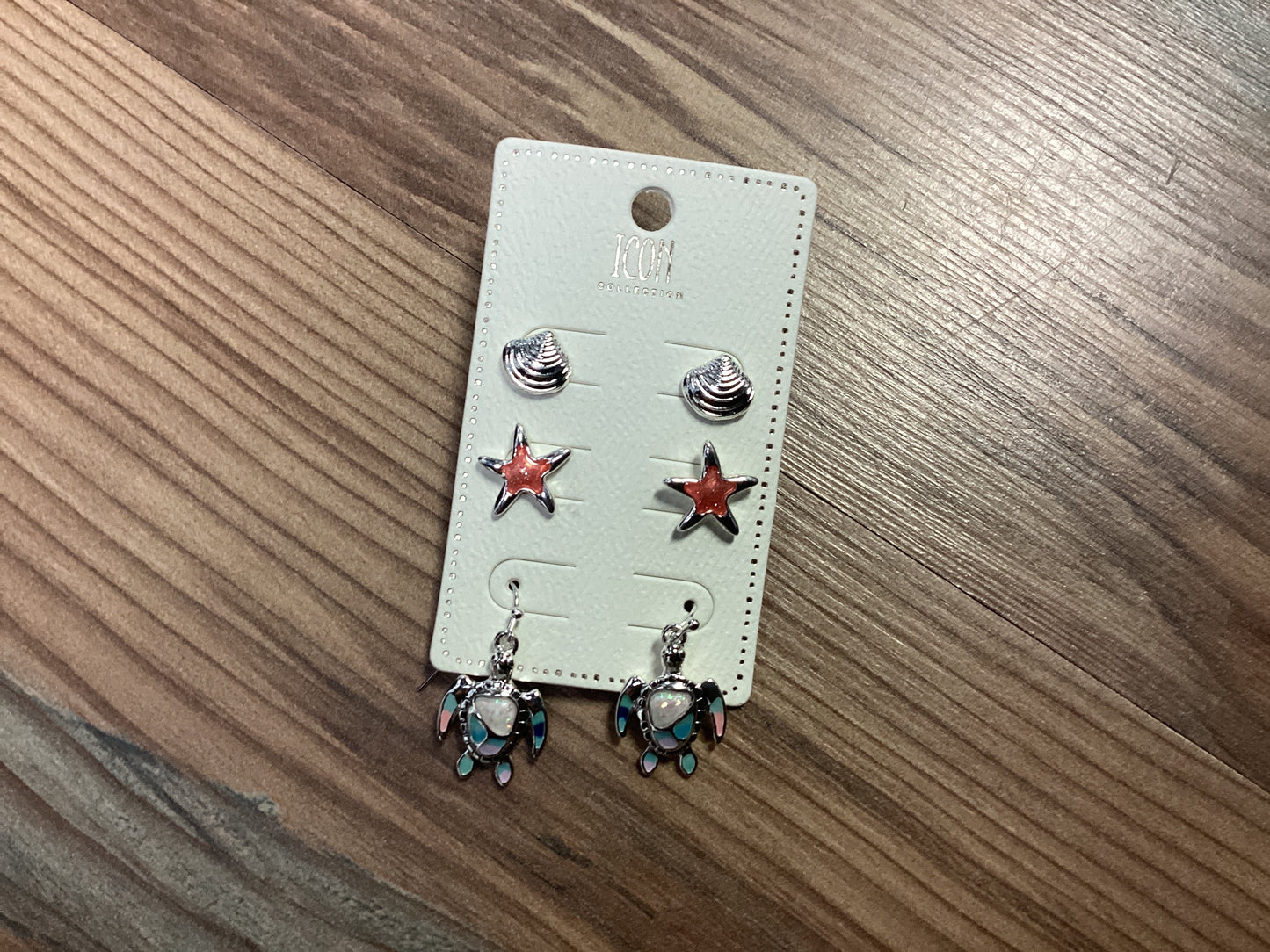 Turtle Trio Earring Set