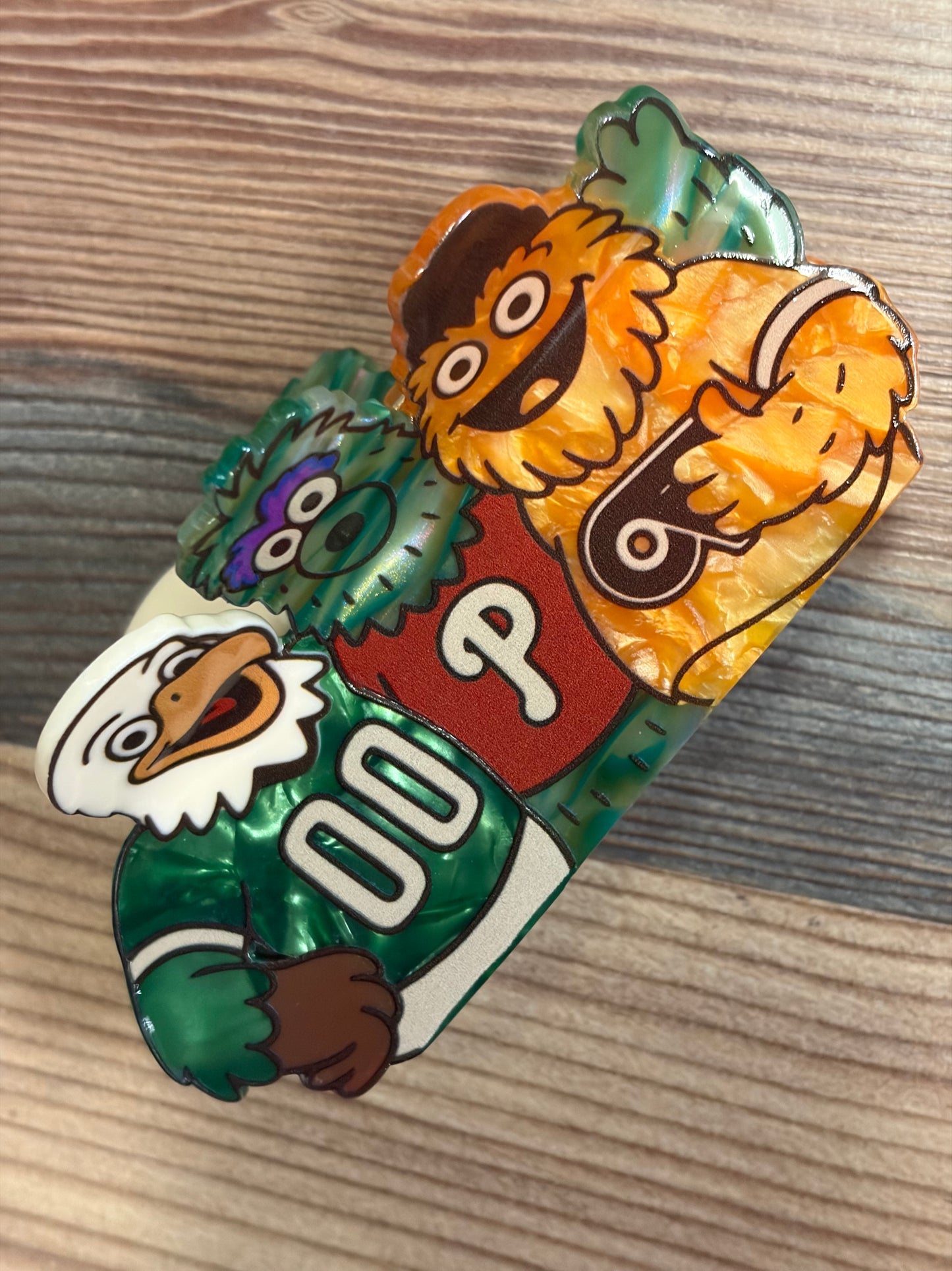 Philly Mascots Claw Clip