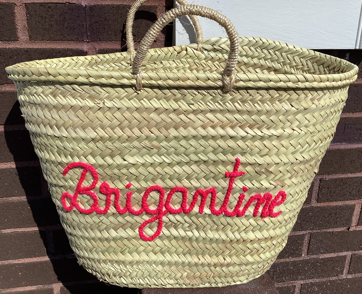 Custom Brigantine Beach Bag Pink