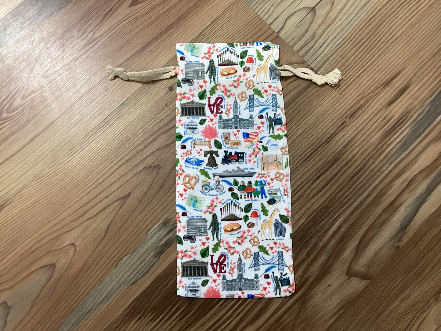Philly Canvas Wine Bag