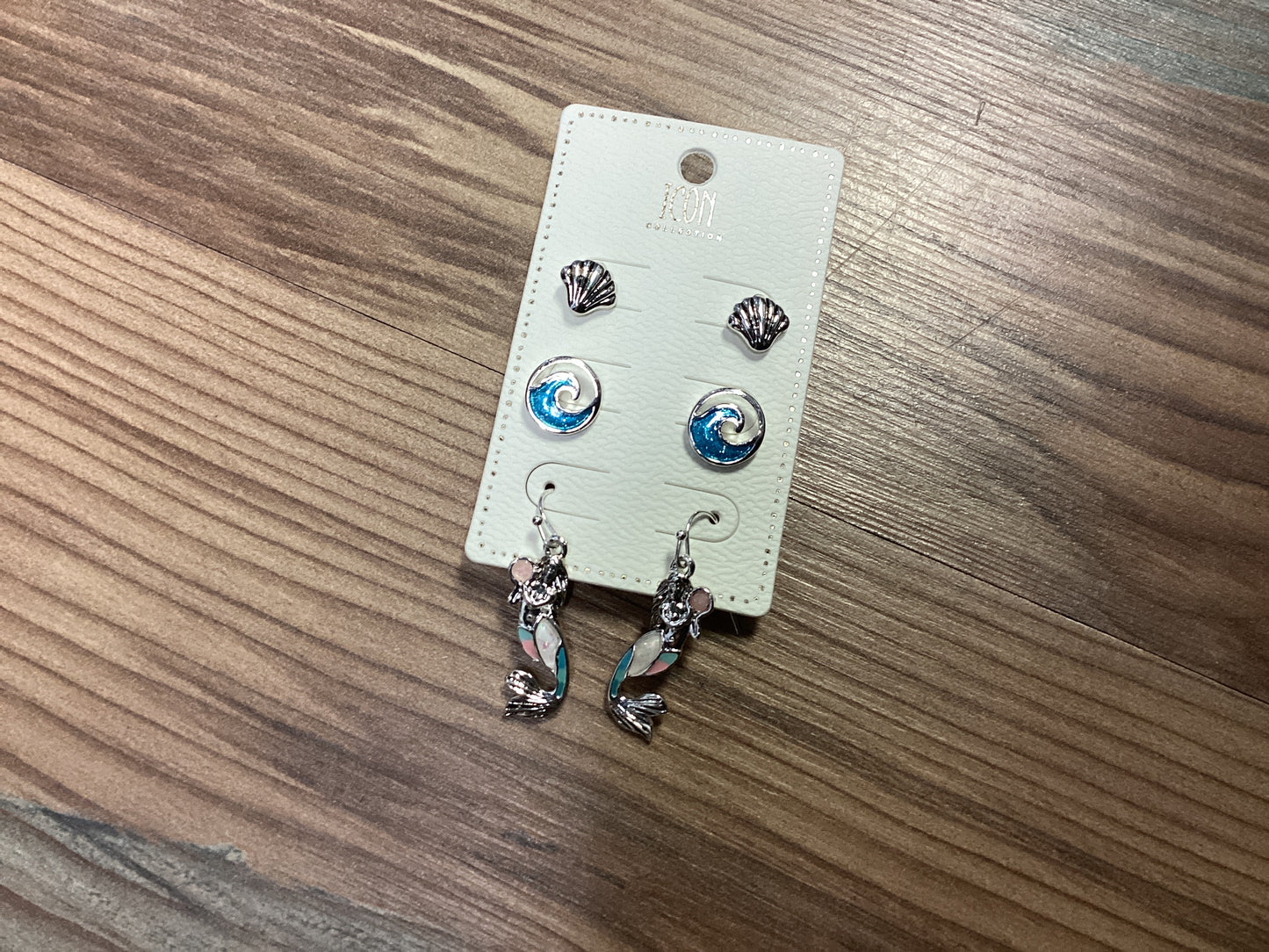 Mermaid Trio Earring Set