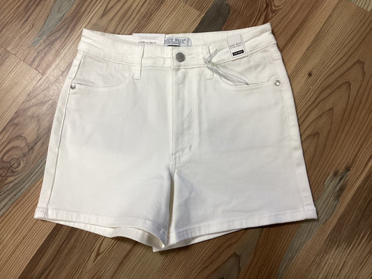 Judy Blue Classic White High-Waist Shorts