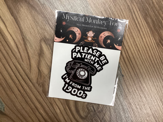 1900s Sticker