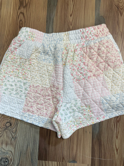 Multi Floral Quilted Shorts