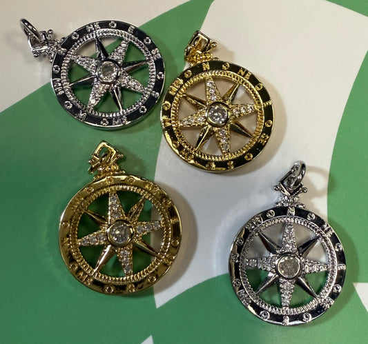 Compass Charm