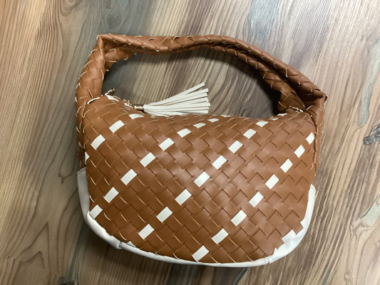 Camel Cream Woven Bag