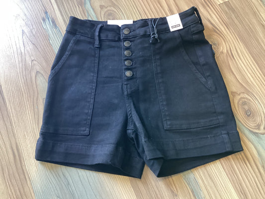 Judy Blue Black Dual Button Shorts