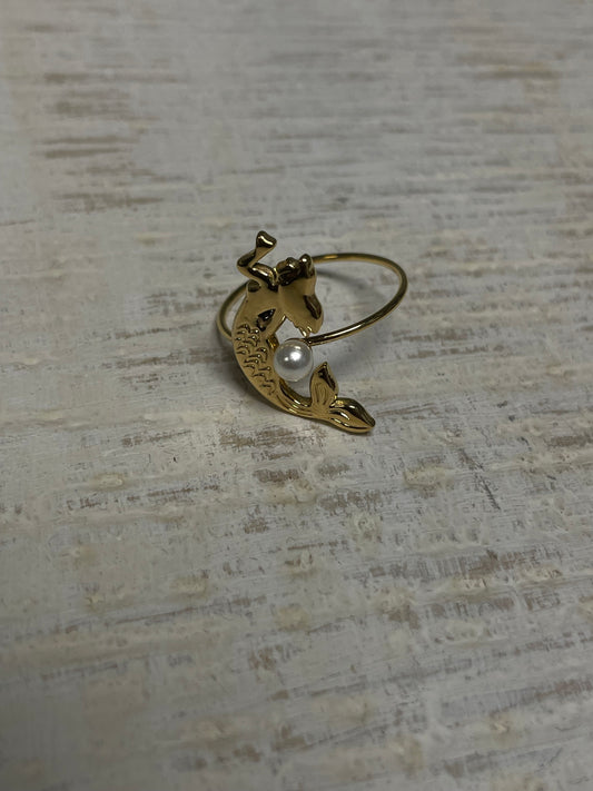 18k Plated Mermaid Ring