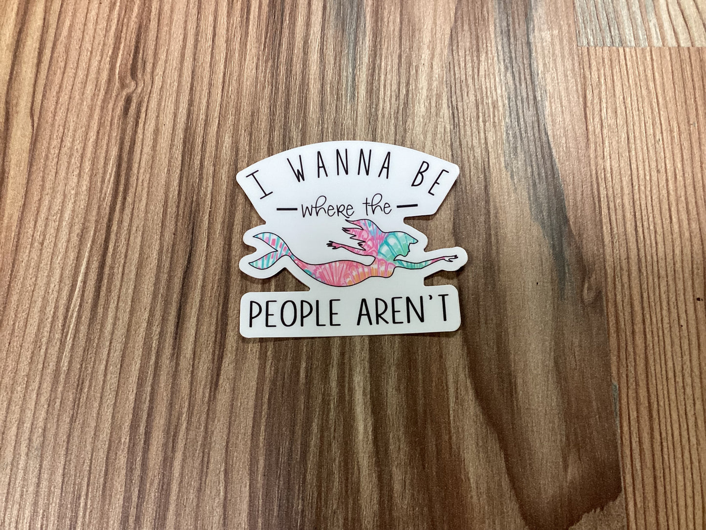 "Where The People Aren't" Sticker