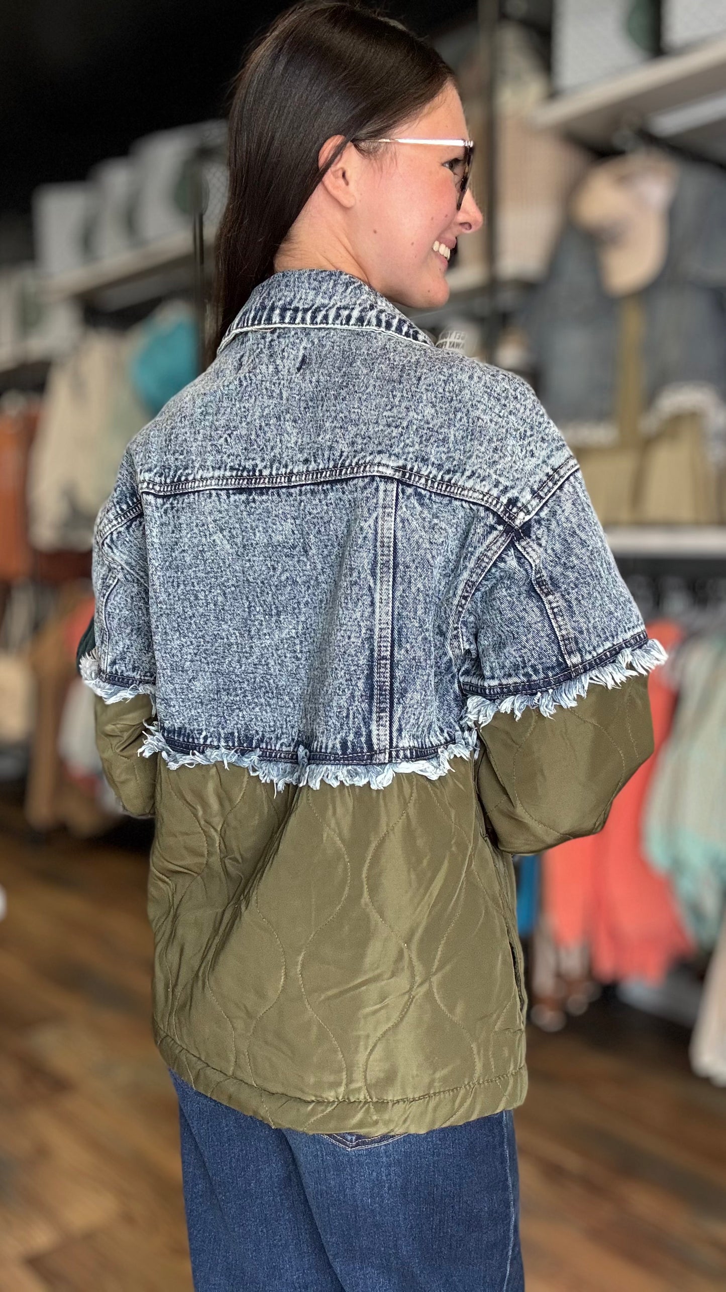 Mixed Media Jacket
