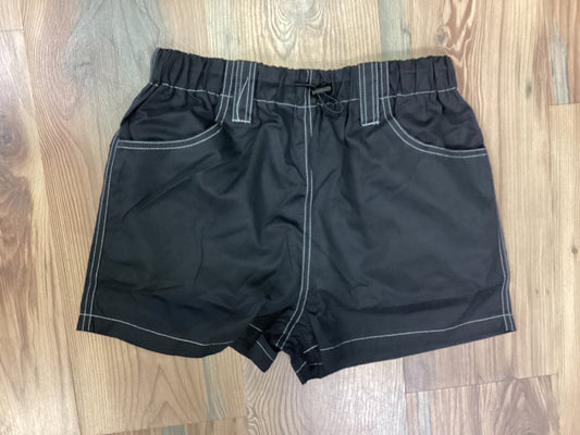 Black Loose Fit Active Shorts