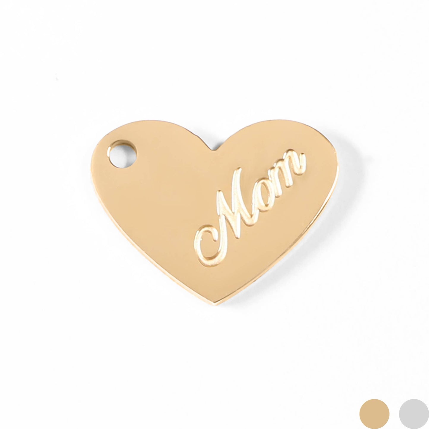 Mom Heart Charm
