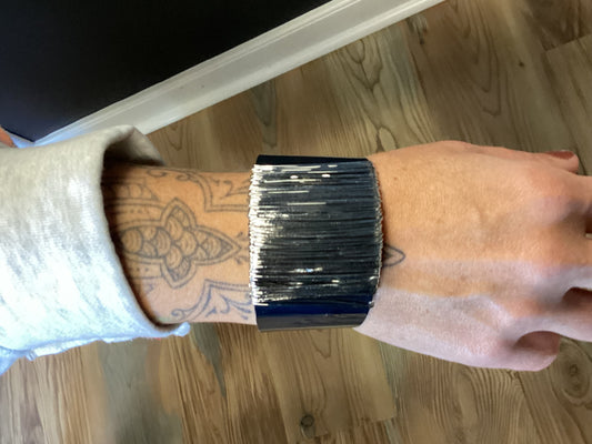 Silver Wire Cuff Bracelet