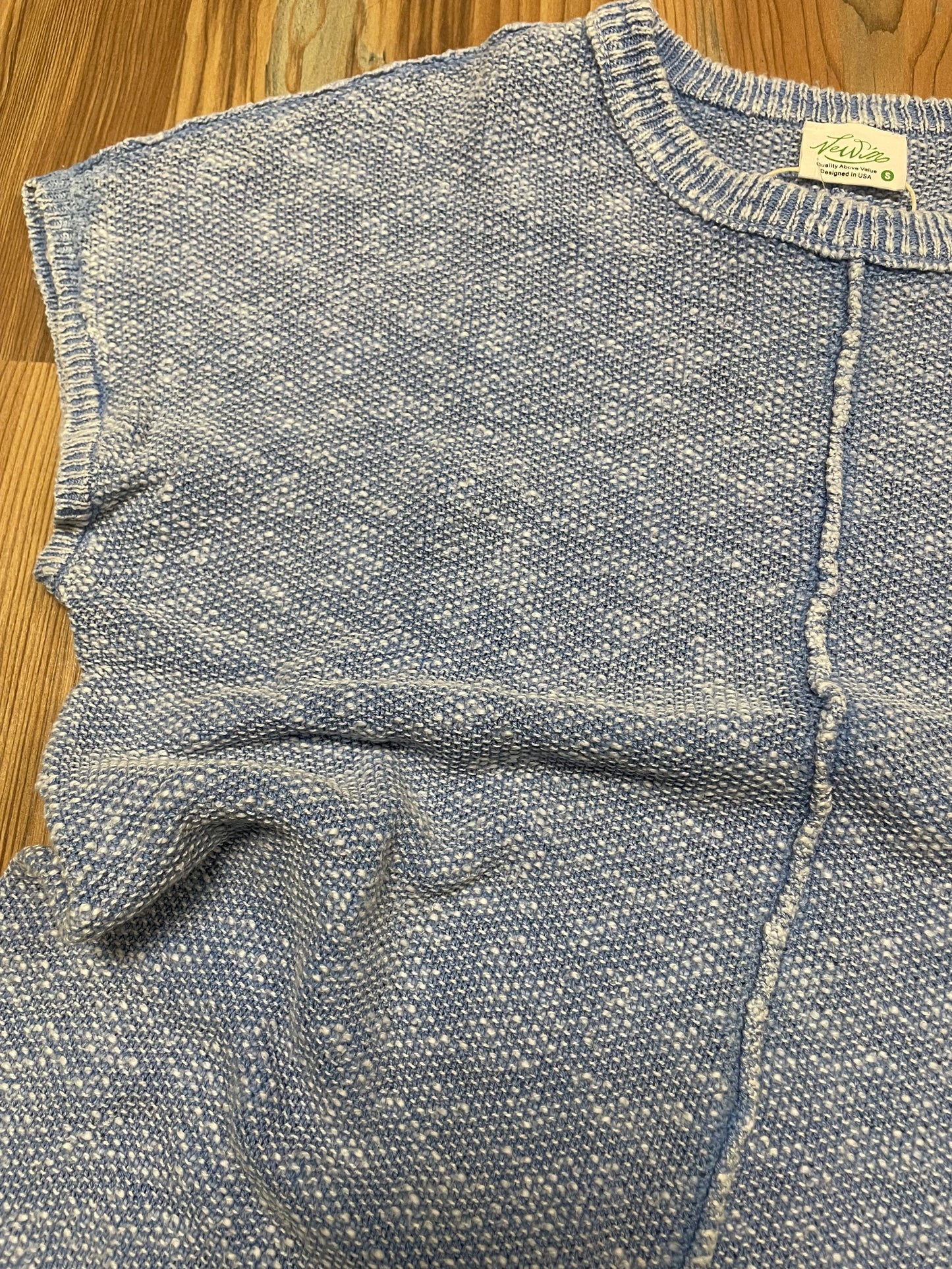 Blue Knit Shirt