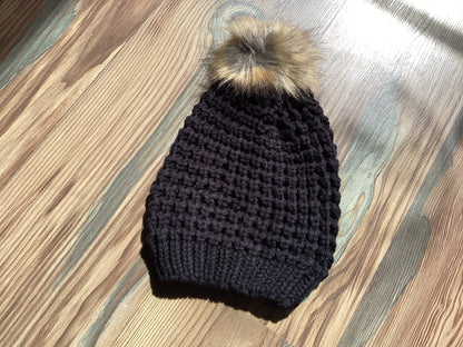 Knit Pom Beanie