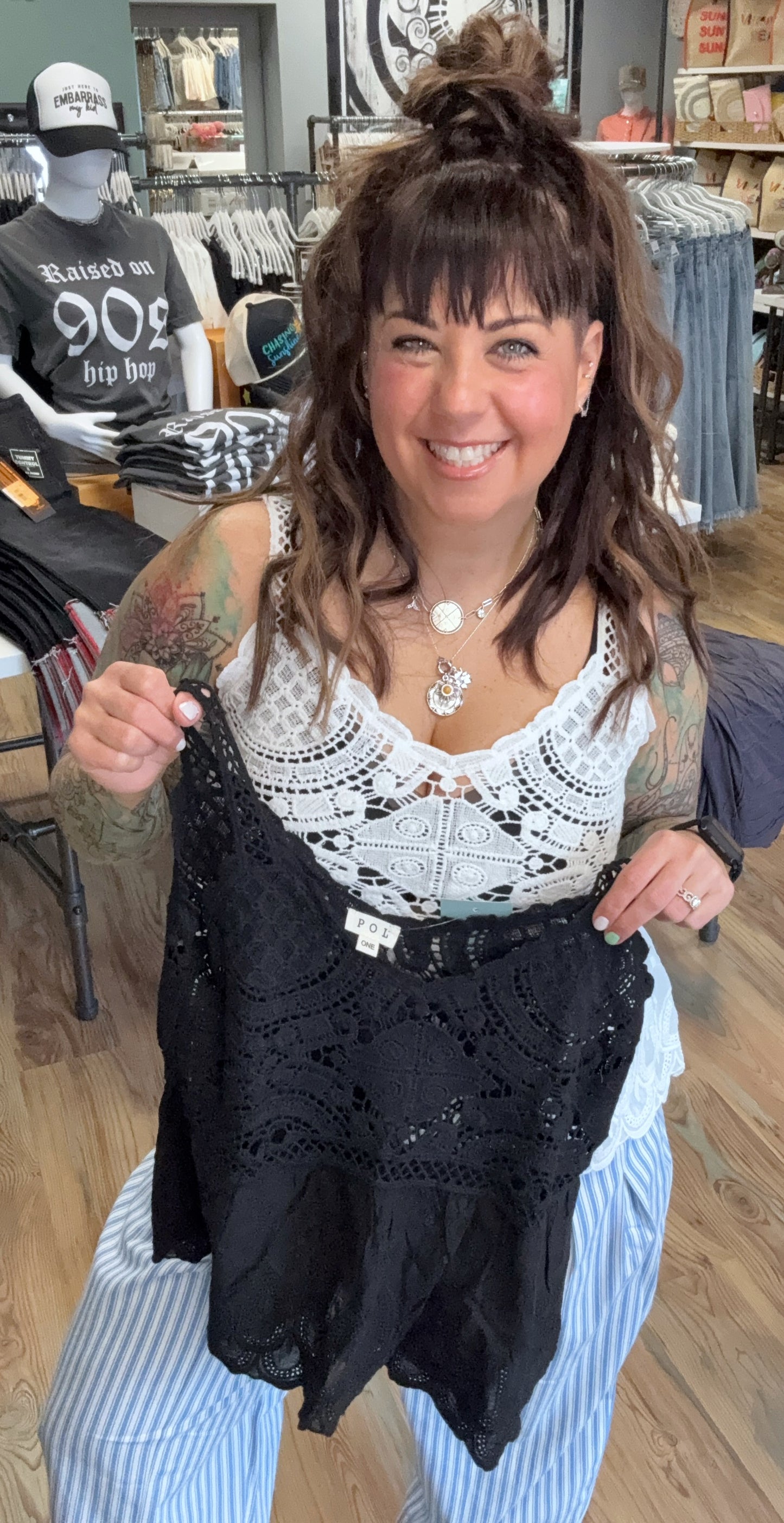 Babydoll Crochet Tank Top