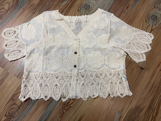 Pol Crocheted Cardi One Size