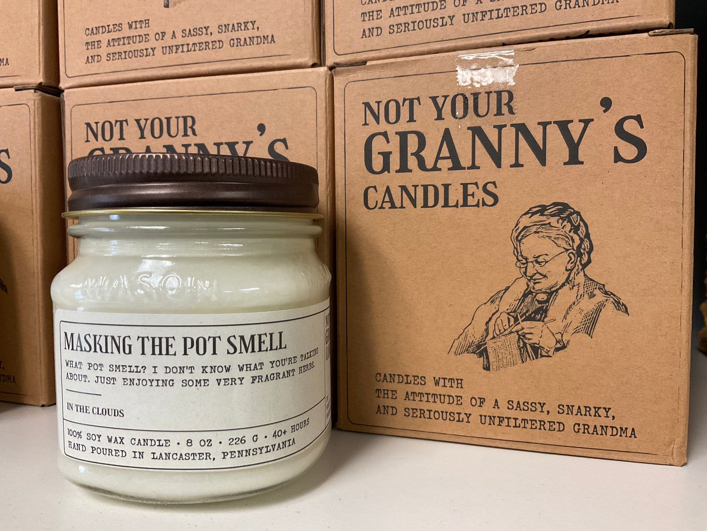 Pot Smell Candle