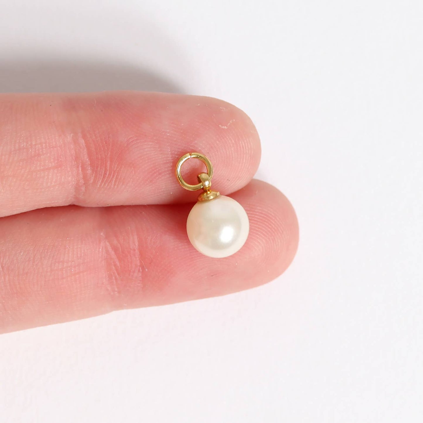 Glass Pearl Charms