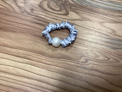 Blue Pearl Scrunchie