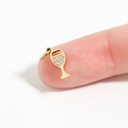 Wine Glass Charm