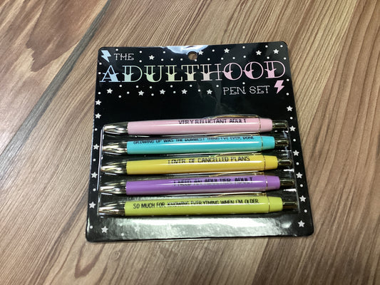 Adulthood Pen Set