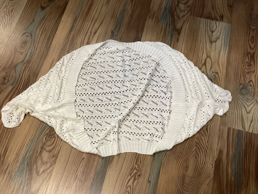 Ivory Knit Open Cardigan