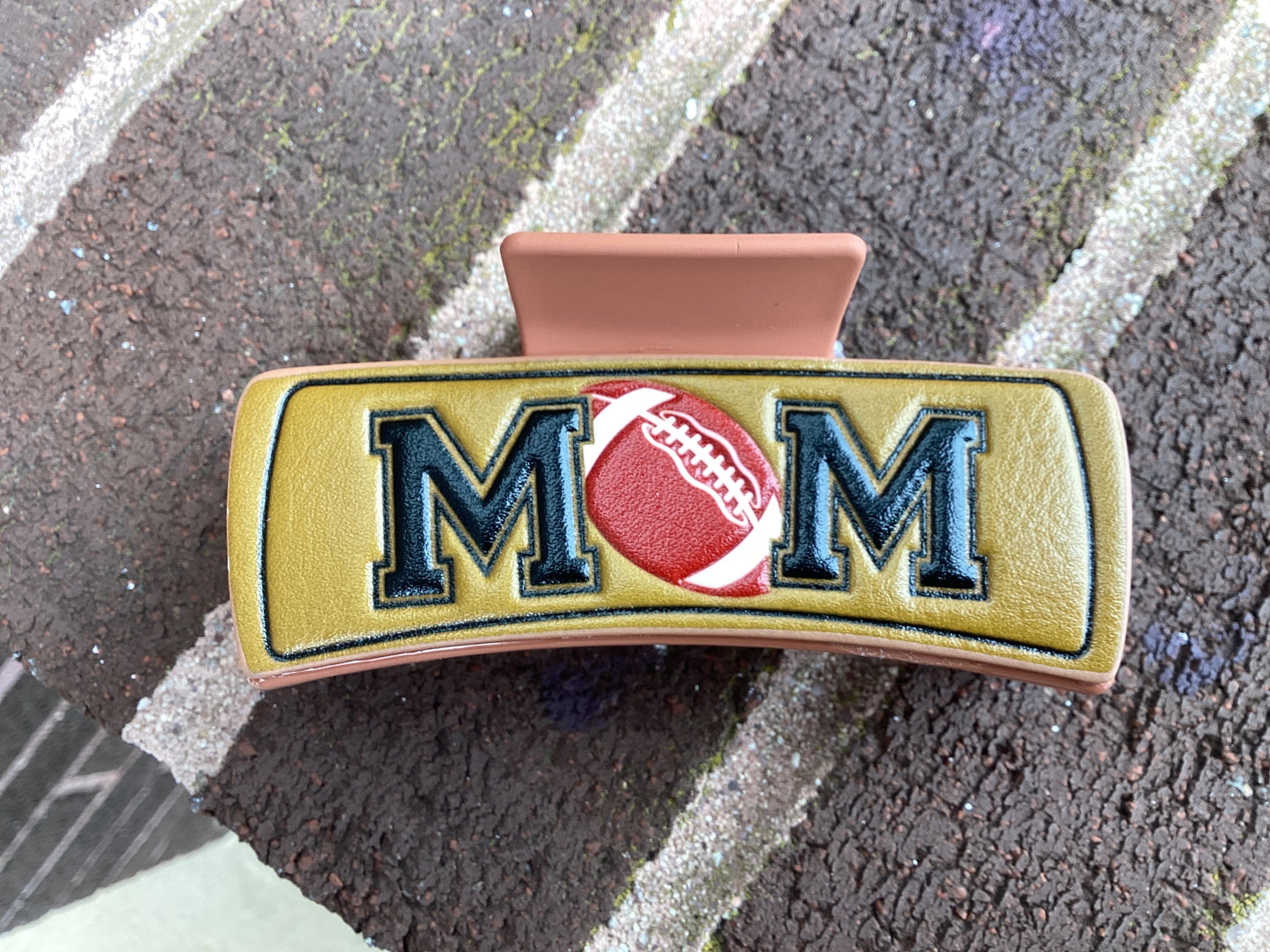 Football Mom Claw Clip