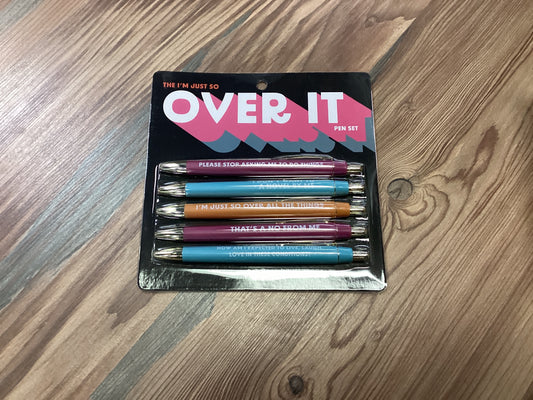 Over It Pen Set