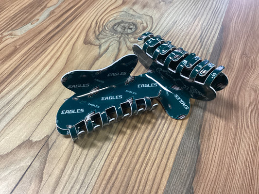 Green Eagles Claw Clip
