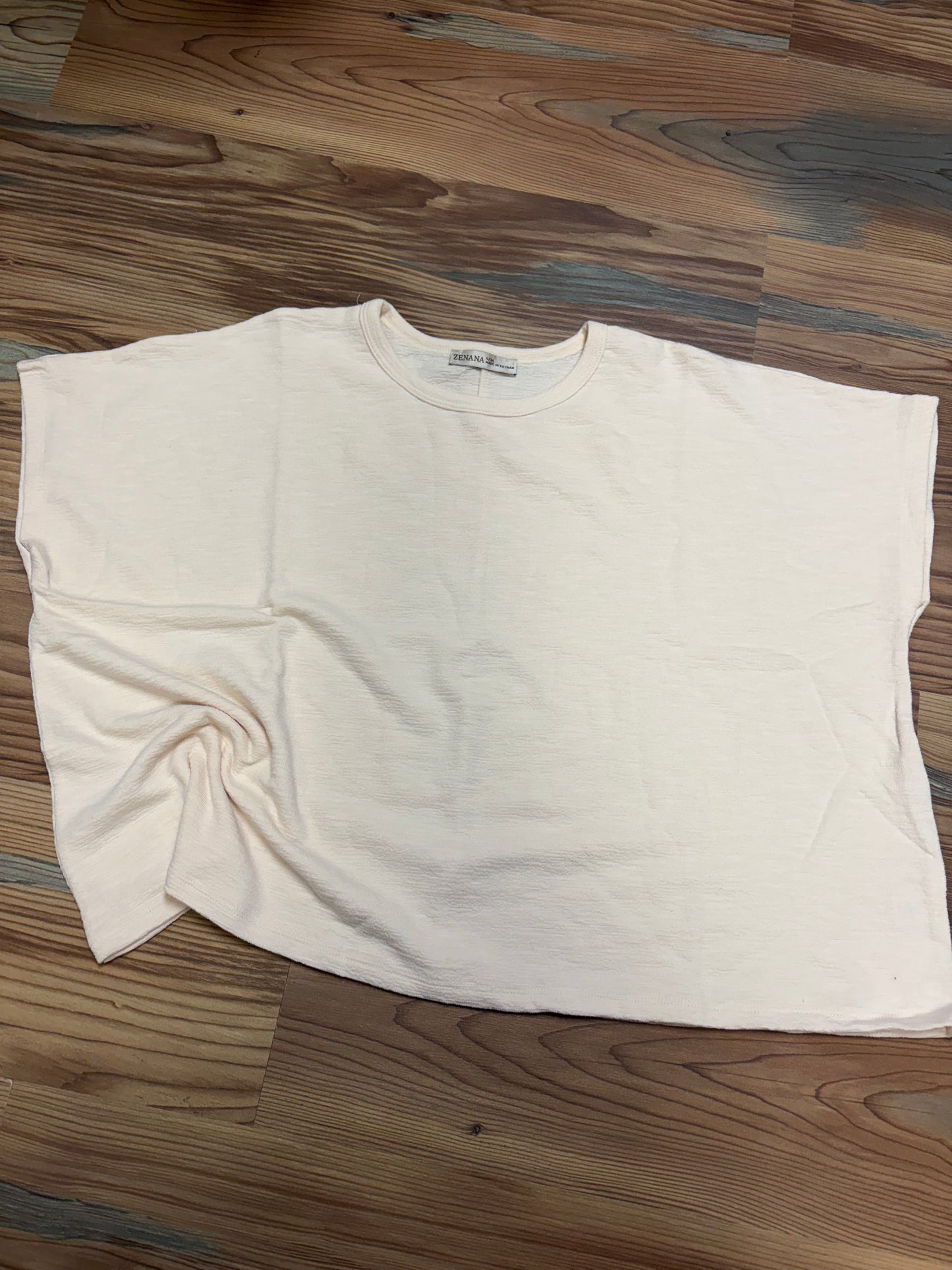 Beige Cotton Slub
