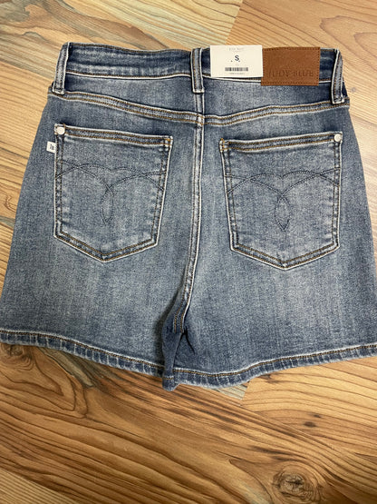 Judy Blue Medium Wash High Waist Shorts