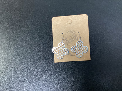 Lattice Cross Earrings