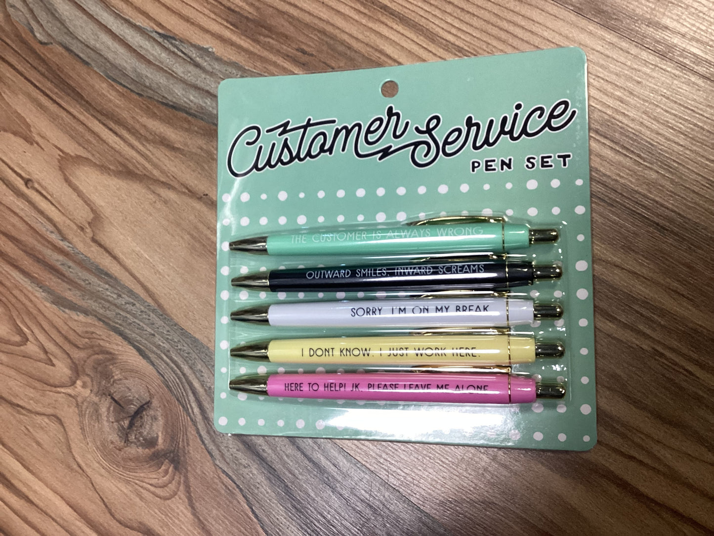 Customer Service Pen Set