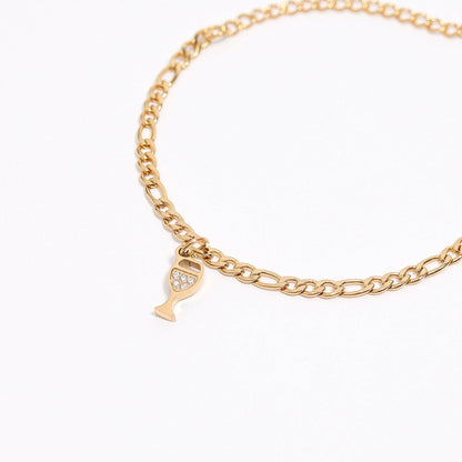 Wine Glass Charm
