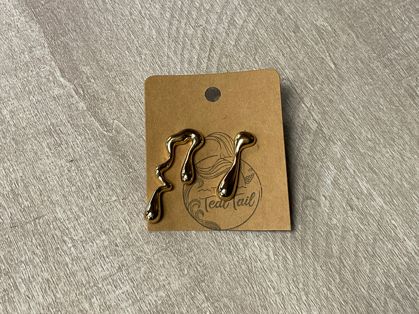 Gold Drip Earrings