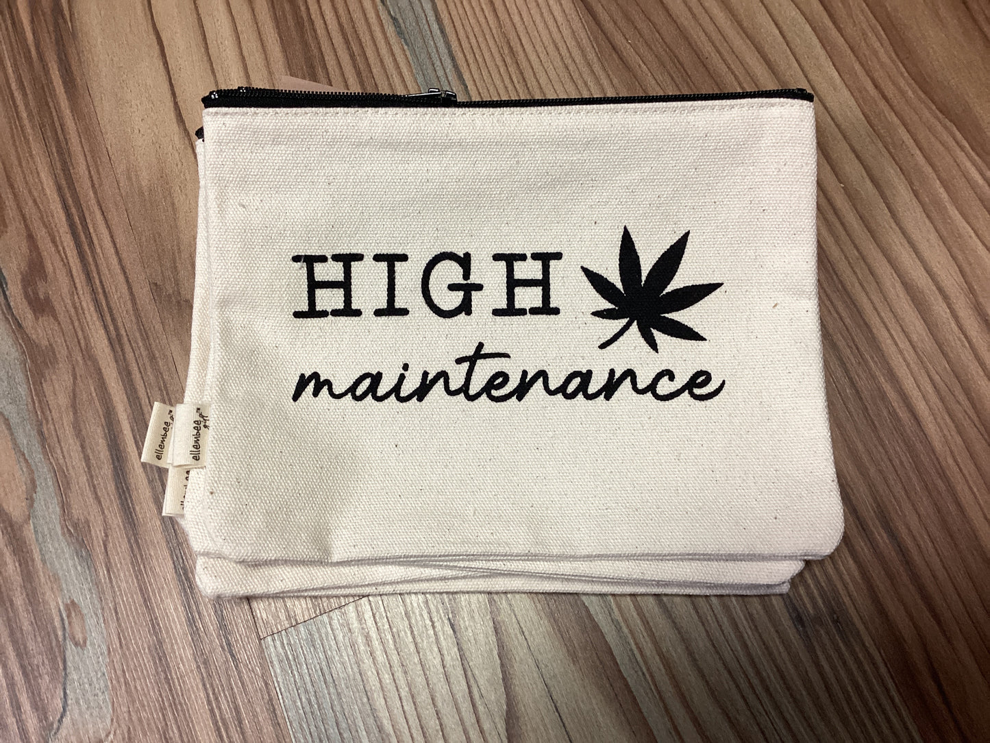 Canvas Saying Pouch