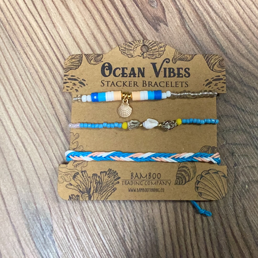 Ocean Vibes Stacker Bracelets