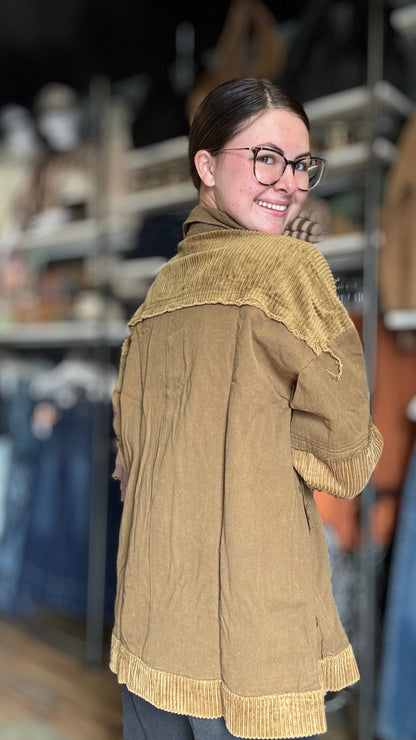 Olive Corded Jacket