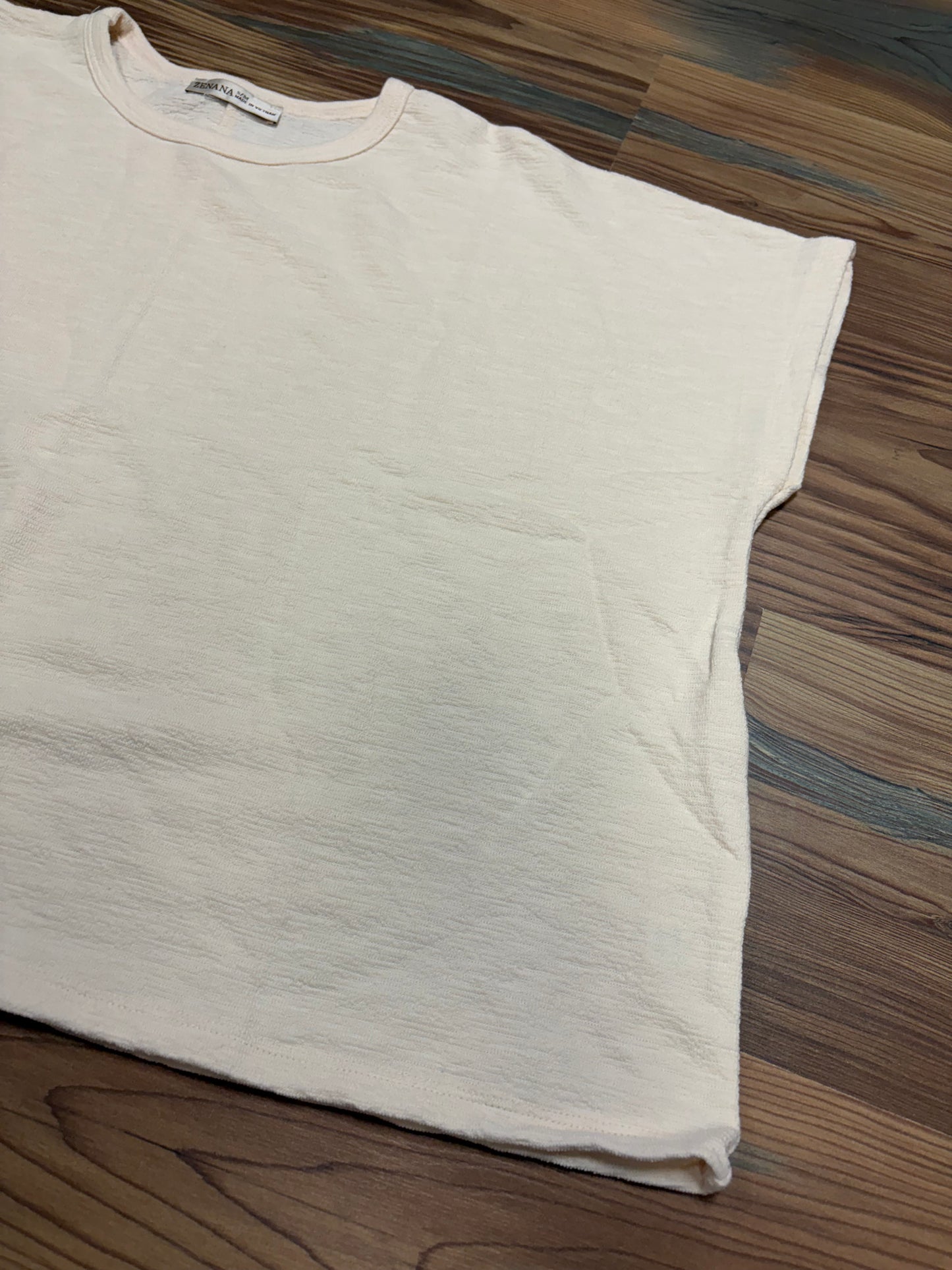 Beige Cotton Slub