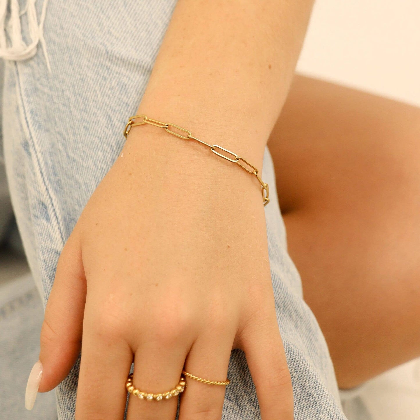 Paperclip Chain Bracelet/Anklet
