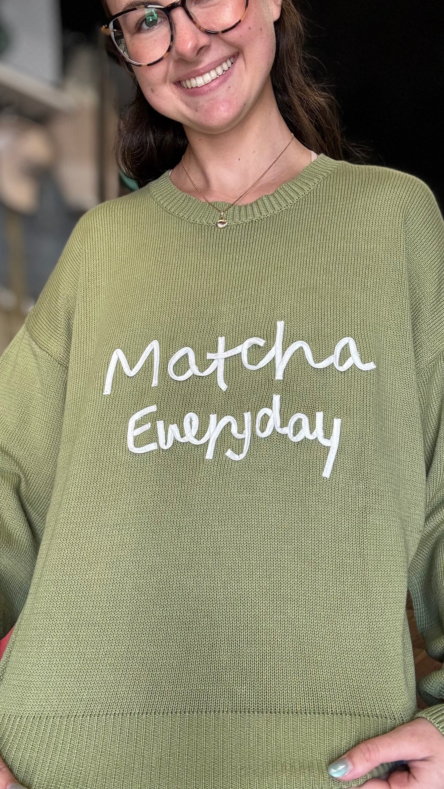 Green Matcha Everyday Knit