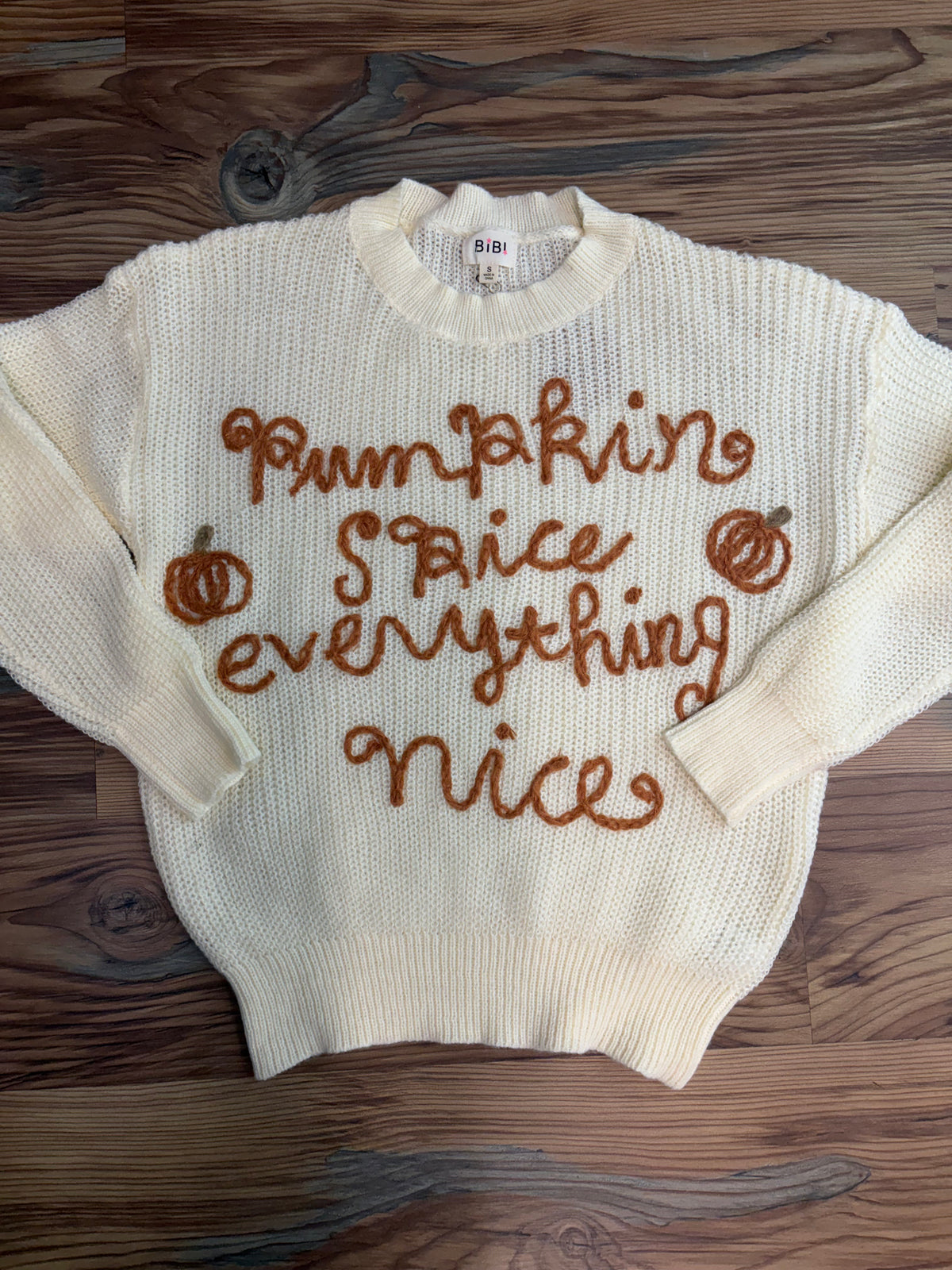 Pumpkin Spice Knit