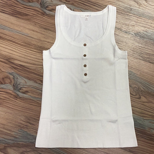 Your Go To Henley Tank Off White