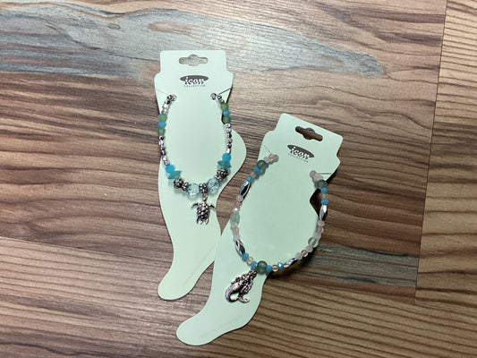Beach Glass Anklets