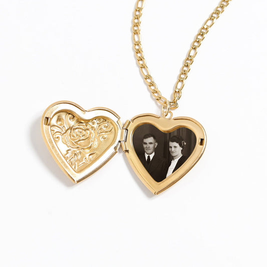 Rose Heart Locket